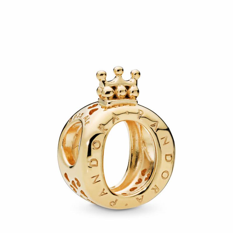 Pandora Shine™ Crown O Charm Ireland - 18ct Gold Plated - 051834QOP